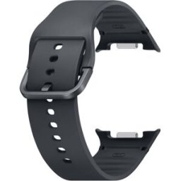 Bracelet Pour Galaxy Watch 115mm S/m 20mm Édition Sport En Silicone Gris Anthracite Samsung