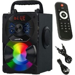 NONE Enceinte Portable Audiocore Ac730 Bluetooth 5.0 Led Intégré
