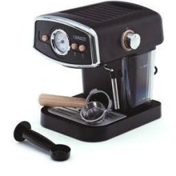Machine À Café Espresso Caprizze Kai 1050w 15 Bars Semi-automatique Capacité 5 Tasses De Café Avec Vaporisateur Noir Ma