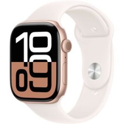 Apple Watch Series 10 Oled 46 Mm Numérique 416 X 496 Pixels Écran Tactile 4g Or Rose Wifi Gps (satellite)
