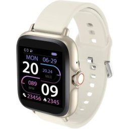 Denver Swc-156bemk2 Smartwatche Et Montre De Sport 3,66 Cm (1.44") Tft 128 X 128 Pixels Écran Tactile Beige