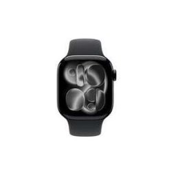 Watch Apple Watch Series 11 Gps + Cellular 42mm Boitier En Aluminium Noir De Jais Avec Bracelet Sport Noir S M