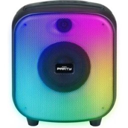 BIGBEN INTERACTIVE Enceinte Bluetooth Bigben Format Cube 200w, Effets Lumineux, Usb, Micro-sd, Batterie Li-on Usb-c