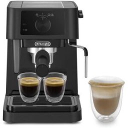 DeLonghi Machine à café Espresso EC235BK 1100 W, 15 Bars Capacité 1L Buse Moussage lait - Noir