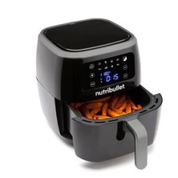 NUTRIBULLET Friteuse A Air Sans Huile - Cuve 7 Litres - Jusqu'a 1,4kg De Frites - Chaleur Max 200°