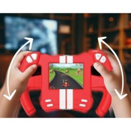 LEXIBOOK Console - Volant - 30 Jeux Inclus - Écran Lcd 5cm - Détection De Mouvement