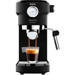 Cecotec Machine À Café Express Cafelizzia 790 Steel Pro. Acier Inox, Système Thermoblock, 20bars