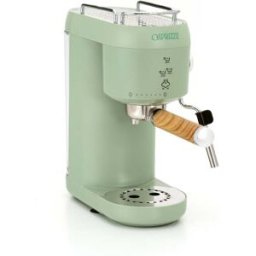 Machine À Café Espresso Semi Automatique Caprizze Hikari 1400w 20 Bars Avec Vaporisateur Et Mousseur Usb Inclus Vert Ma