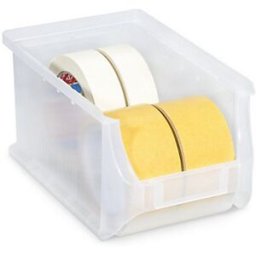 Cenpac Bac à bec plastique haute résistance - 320 X 150 X 125 mm TRANSLUCIDE 4 L
