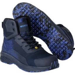 Mascot Chaussures De Sécurité Larges Navy / Light Blue EU 45