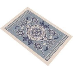 INF Tapis de bain antidérapant en caoutchouc – Résistant aux taches, absorbant l'eau, multicolore, 60cm x 40cm