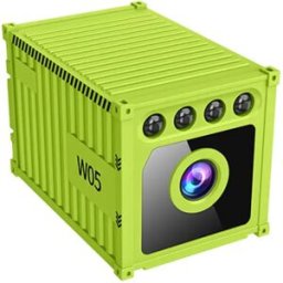 INF Caméra sport 1080p Vision nocturne infrarouge avec fixation magnétique, hotspot AP et enregistrement en boucle Vert