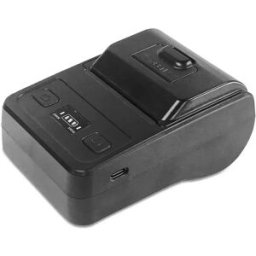 INF Imprimante Thermique de Reçu Bluetooth Portable EU 58mm - Connectivité USB Le noir