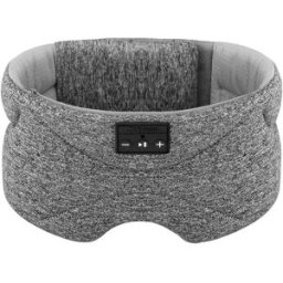 INF Bandeau/masque de sommeil Bluetooth avec écouteurs Gris