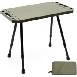 INF Table Tactique Pliante Portable : Légère, Hauteur Réglable et Facile à Transporter Vert
