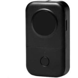 INF Imprimante d'étiquettes thermique portable - Bluetooth 4.2, 203DPI, contrôlée par application, largeurs d'étiquettes Le noir