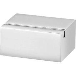 INF Base de Support de Menu en Acier Inoxydable - Grand Support de Table Rectangulaire pour Restaurant, Café et Événements Argent