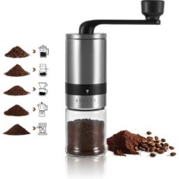 INF Moulin à café manuel K4 - Acier inoxydable et céramique