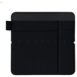 INF Pochette adhésive pour tablette - Poche arrière en Lycra avec adhésif 3M pour souris et câbles Le noir