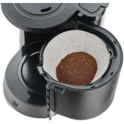 Machine À Café Filtre Severin Comptoir Black, Stainless Steel Ground Coffee 8 Tasses