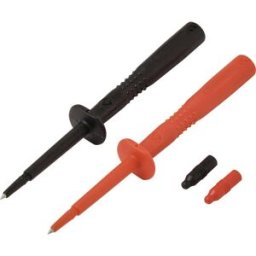 VOLTCRAFT MSS-110 Jeu de pointes de touche de sécurité VC-17155625 enfichable 4 mm CAT IV 600 V, CAT III 1000 V rouge, noir 1 set