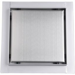 Bc-elec - Q01-15 Caniveau de douche en inox carré 15cm, sterfput de douche, hauteur ajustable 63-83mm Q01