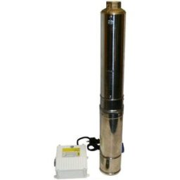 Varan Motors - 4STM4-6 Pompe à eau immergée pour puits profond et forage, 4m³/h - 48m, 370Watt