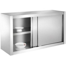 Bc-elec - SSC100 Armoire de cuisine, armoire murale en inox 100x40x60cm idéal restaurants, cuisines, cantines...