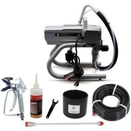 Varan Motors - R450 Pulvérisateur de peinture PRO Airless 900w 220 bar 2.2l/min, Pistolet haute pression à peinture, tuyau de 15m