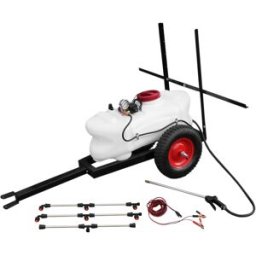 Varan Motors - SX-CZ100D Pulvérisateur électrique 12V pour Quad Tracteur Buggy, sur Remorque – Epandeur Cuve 100L Tuyau 5 m, Agriculture & Désherbage