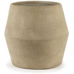 Jardinière en papier mâché beige 47 cm Earth - Serax