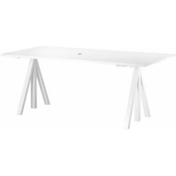 Tablette de bureau en blanc stratifié 180 x 90 cm Works - String furniture