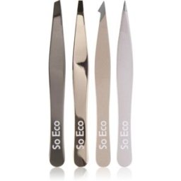 So Eco Tweezer Set Rose Gold kit de pinces à épiler
