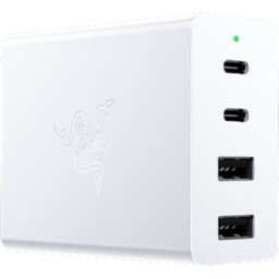 Razer USB-C 130W GaN Charger - Featuring two USB-C and two USB-A ports - Compact power - Compact form factor - Charge up to 4 devices