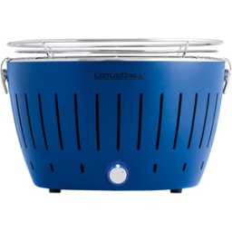 LotusGrill LG G34 U BL - Barbecue portable pour l'extérieur - Coque bleue