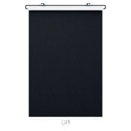 INF Store Enrouleur Sans Perçage à Ventouse 45x125cm - Store Occultant Rétractable en PVC Anti-soleil avec Barre Métallique