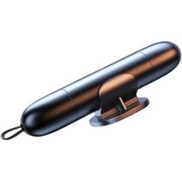 INF Marteau de secours voiture - Casse-vitre en alliage d'aluminium avec coupe-ceinture intégré, mécanisme à ressort Gris