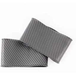 INF Bandes d'entraînement pour tibias en silicone x2 – Manchons élastiques antidérapants, argent, lavables