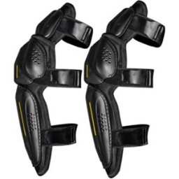 INF Protège-coudes moto absorbant les impacts - Coque rigide triple-structure, respirant, noir