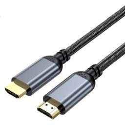 INF Câble HDMI Top Edition 8K mâle-à-mâle - 8K 240Hz, HDTV2.1 & HDMI2.0, HDR, Nylon tressé, cuivre sans oxygène, compatible 2 m