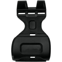 INF Garde-chaîne pour vélo en nylon avec section élastique et pivot en caoutchouc, fixation par serre-câble, noir, 6.5cm x 3cm