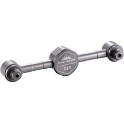 INF Adaptateur de cartouche de gaz 1-en-2 en alliage d'aluminium - Convertisseur double sortie argent pour réchaud de camping
