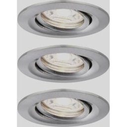 Paulmann 94295 EBL Nova mini Coin Luminaire à LED encastrable jeu de 3 Module LED LED 4 W fer