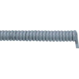 LAPP 73220359 Câble spiralé UNITRONIC® SPIRAL LiF2Y11Y 500 mm / 2000 mm 5 x 0.25 mm² + 5 x 0.25 mm² gris 1 pc(s)