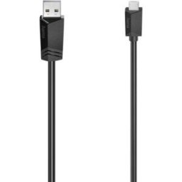 Hama Câble USB USB 2.0 USB-Micro-B mâle, USB-A mâle 1.50 m noir blindage double 00200608