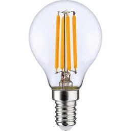 LightMe LM85337 LED CEE E (A - G) E14 forme de poire 6.5 W = 60 W blanc chaud (Ø x H) 45 mm x 78 mm à filament, non dimmable 1 pc(s)