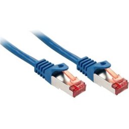 LINDY 47357 RJ45 Câble réseau, câble patch CAT 6 S/FTP 7.50 m bleu blindé 1 pc(s)