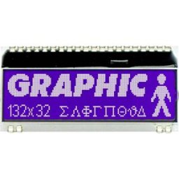 DISPLAY VISIONS Écran LCD bleu (l x H x P) 55 x 31 x 2 mm
