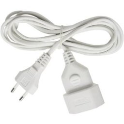 Brennenstuhl 1161670 alimentation Rallonge blanc 5.00 m modèle plat
