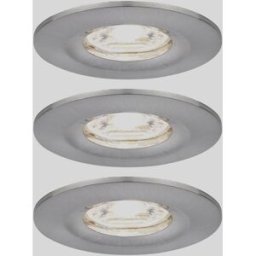Paulmann 94301 EBL Nova mini Coin Luminaire à LED encastrable jeu de 3 Module LED LED intégrée 4 W fer